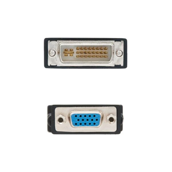 ADAPTADOR DVI 24+5/M - VGA HDB15/H NANOCABLE - Imagen 2