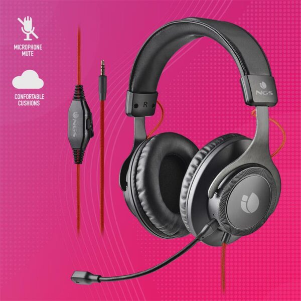 AURICULARES + MICROFONO DUAL NGS HEADPHONE CROSS TRAIL - Imagen 5