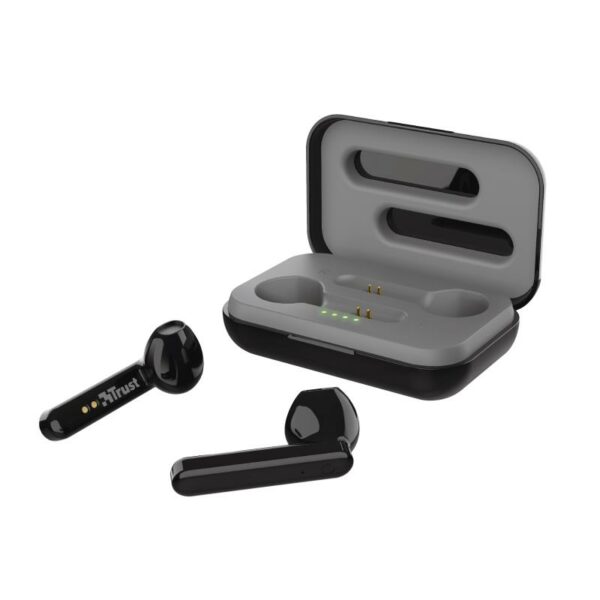 AURICULARES TRUST PRIMO TOUCH EARPHONES BLUETOOTH WIRELESS BLACK - Imagen 3