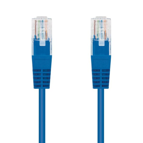 CABLE DE RED CAT.6 UTP 0.5M NANOCABLE BLUE - Imagen 2