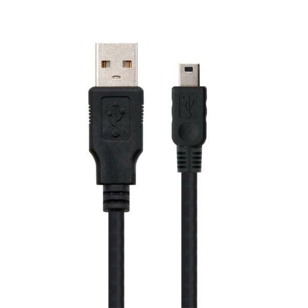 CABLE USB 2.0 TIPO AM-MINI USB 5 PIN M 3M NANOCABLE - Imagen 2