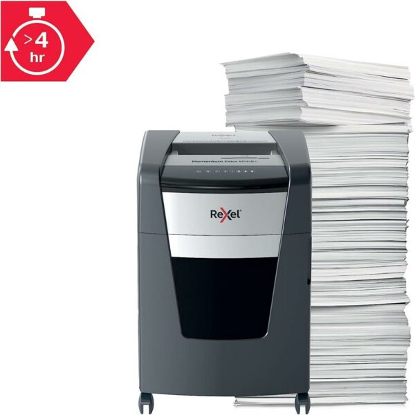 DESTRUCTORA REXEL MOMENTUM EXTRA XP418+ CORTE PARTICULAS - Imagen 4
