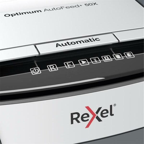 DESTRUCTORA REXEL OPTIMUM AUTOFEED+ 50X AUTOMATICA CONFETI - Imagen 6