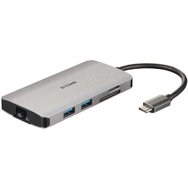 DOCK HUB USB D-LINK 8 EN 1 DUB-M810 USB-C - Imagen 2