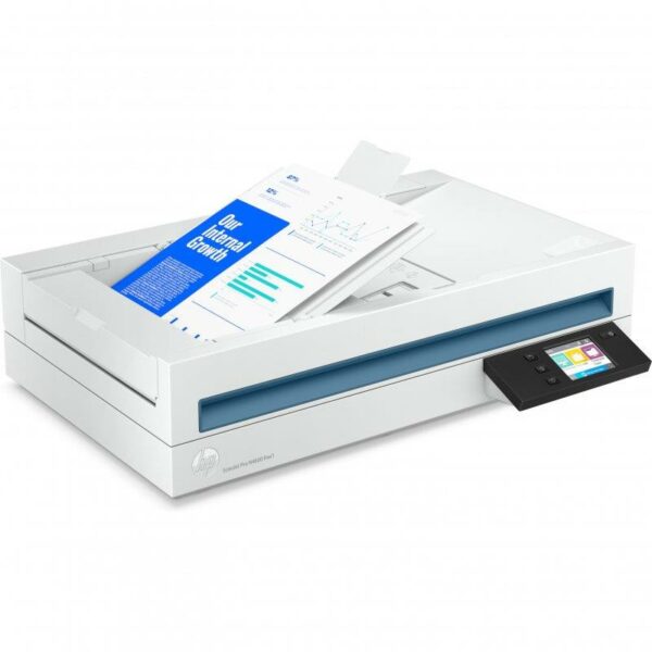 ESCANER HP DOCUMENTAL SCANJET PRO N4600FNW1 WHITE - Imagen 4