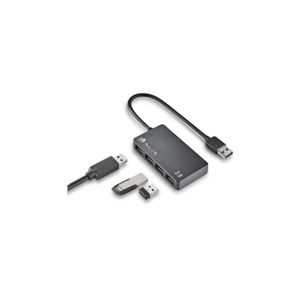 HUB USB NGS 4 PUERTOS USB 2.0 BLACK - Imagen 4