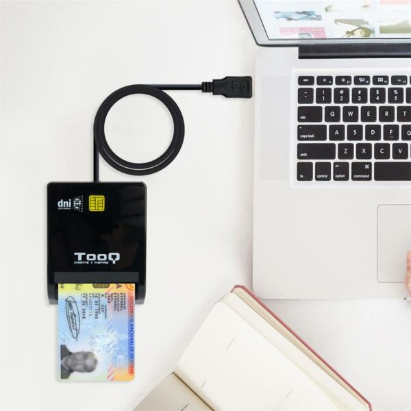 LECTOR DE TARJETAS DNIE TOOQ TQR-210 DNI USB BLACK - Imagen 4