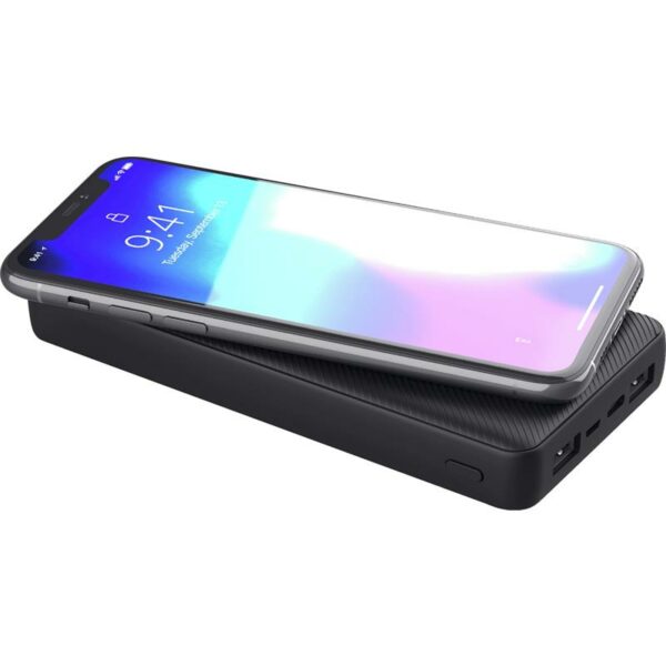POWERBANK TRUST PRIMO 20000MAH 2A USB + USB-C + MICRO-USB ECO BLACK - Imagen 3