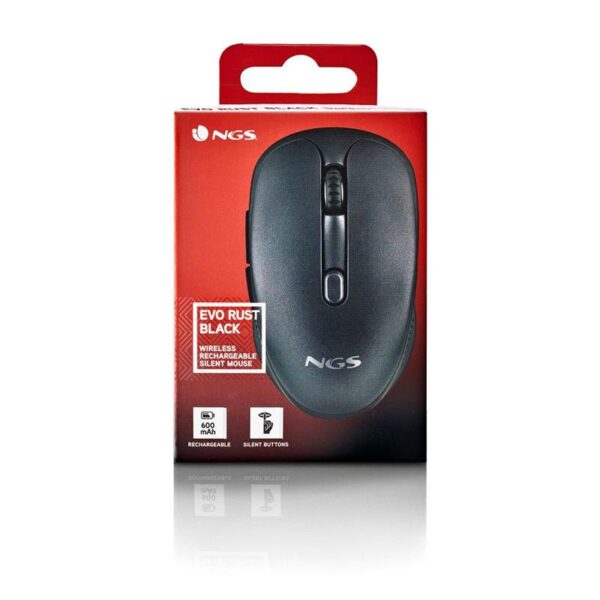 RATON NGS EVO RUST WIRELESS SILENT BLACK - Imagen 7