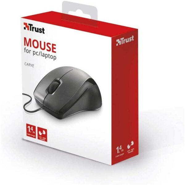 RATON TRUST CARVE USB BLACK - Imagen 4