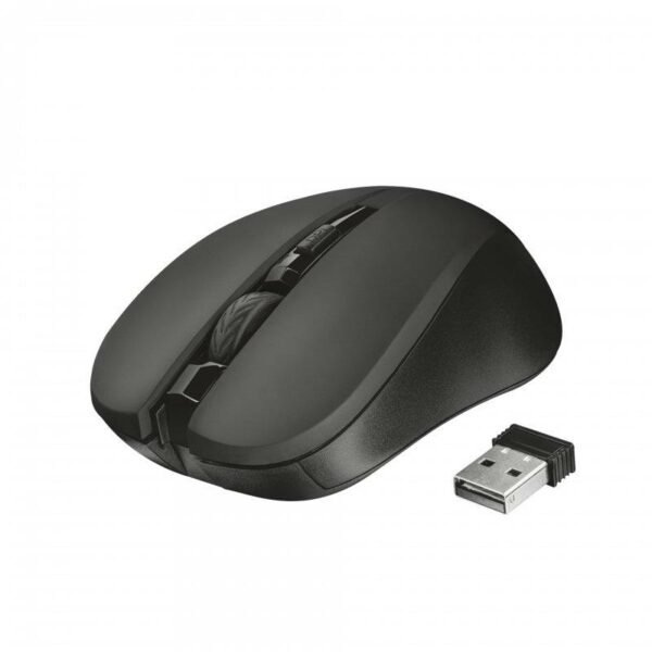RATON TRUST MYDO SILENT CLICK WIRELESS BLACK - Imagen 2