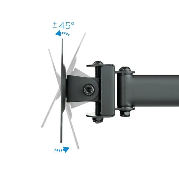 SOPORTE DE MESA TV/MONITOR TOOQ 13-27 8KG 2 BRAZOS PARA 3 PANTALLAS - Imagen 4