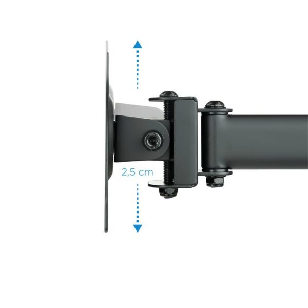 SOPORTE DE MESA TV/MONITOR TOOQ 13-27 8KG 2 BRAZOS PARA 3 PANTALLAS - Imagen 6