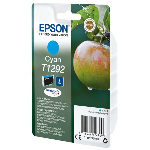 TINTA EPSON C13T12924012 CYAN T1292 - Imagen 2