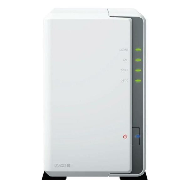 UNIDAD NAS SYNOLOGY 2 HDD/SSD DISKSTATION CPU 1.7GHZ 4 NUCLEOS WHITE - Imagen 2